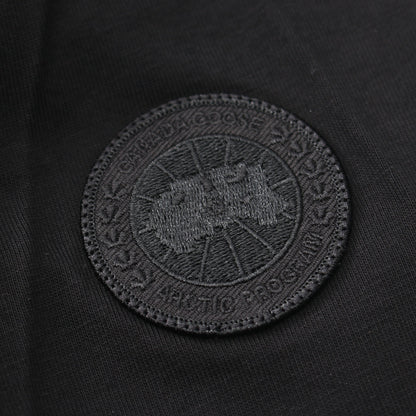 NOVO T-SHIRT TONAL LABEL ノヴォ 半袖Tシャツ コットン ブラック カナダグース