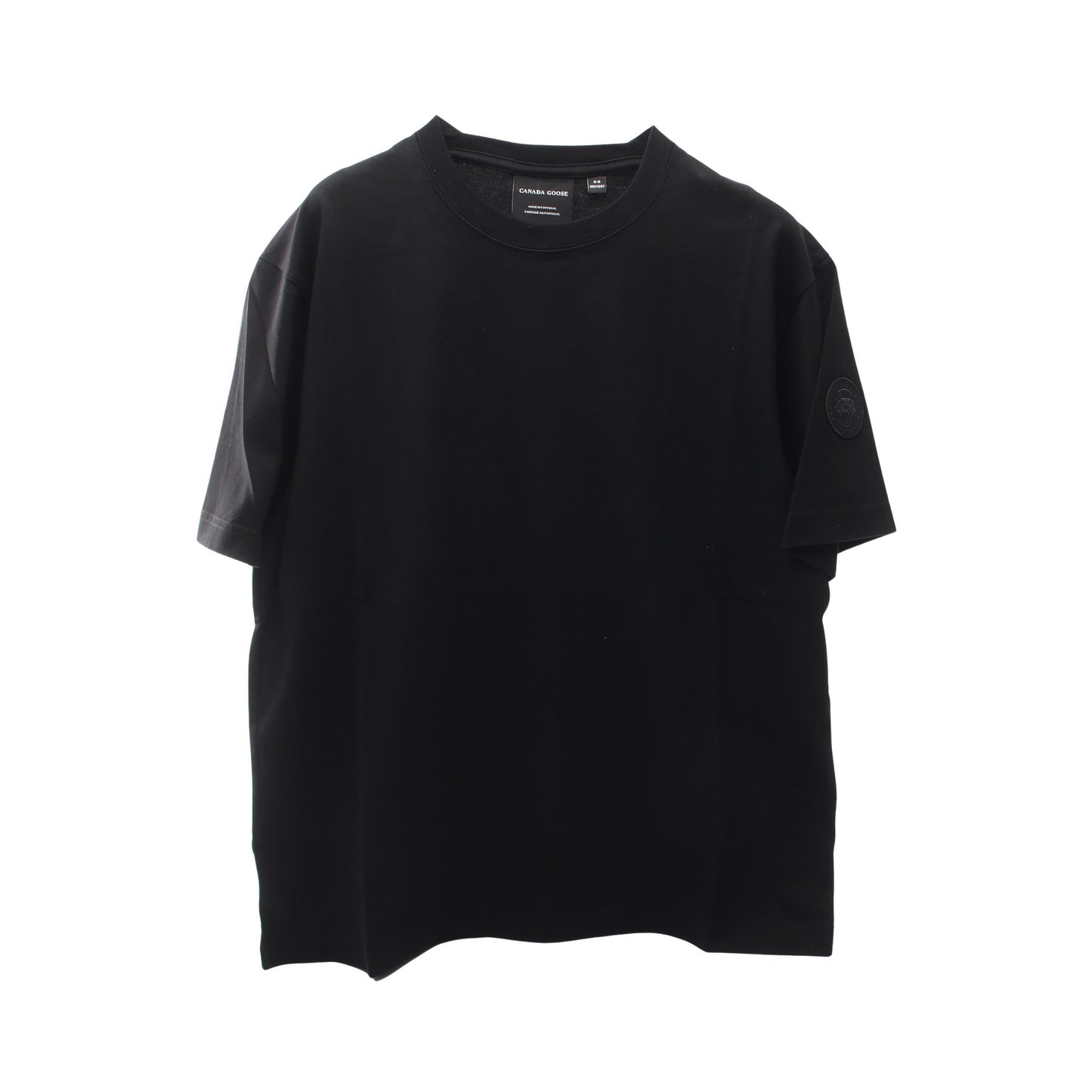 NOVO T-SHIRT TONAL LABEL ノヴォ 半袖Tシャツ コットン ブラック カナダグース