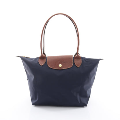LE PLIAGE ORIGINAL M ル プリアージュ オリジナル M ショルダーバッグ トートバッグ キャンバス レザー ネイビー ブラウン ロンシャン