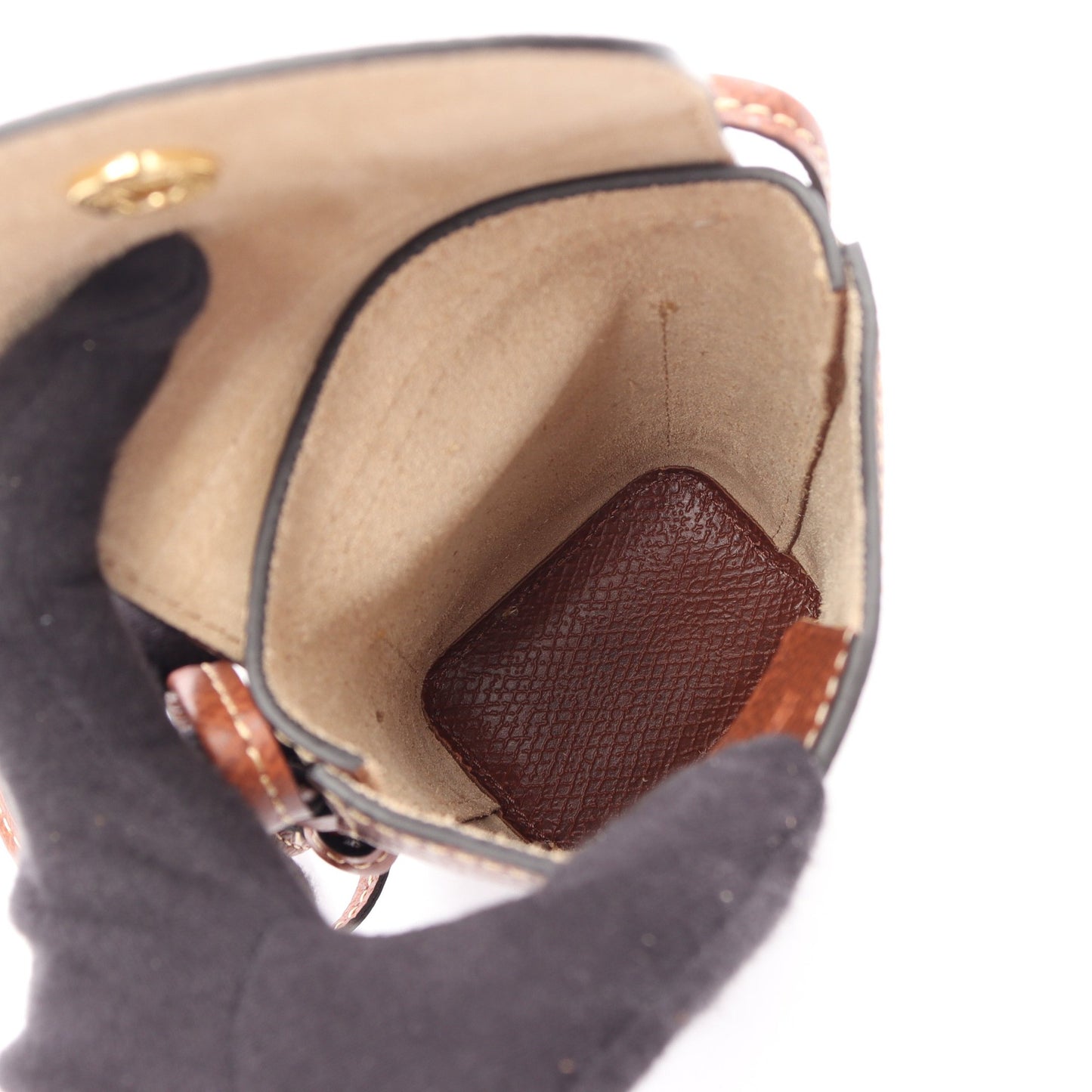 EPURE エピュレ スマホケース アイフォンケース ショルダーバッグ レザー ブラウン ロンシャン