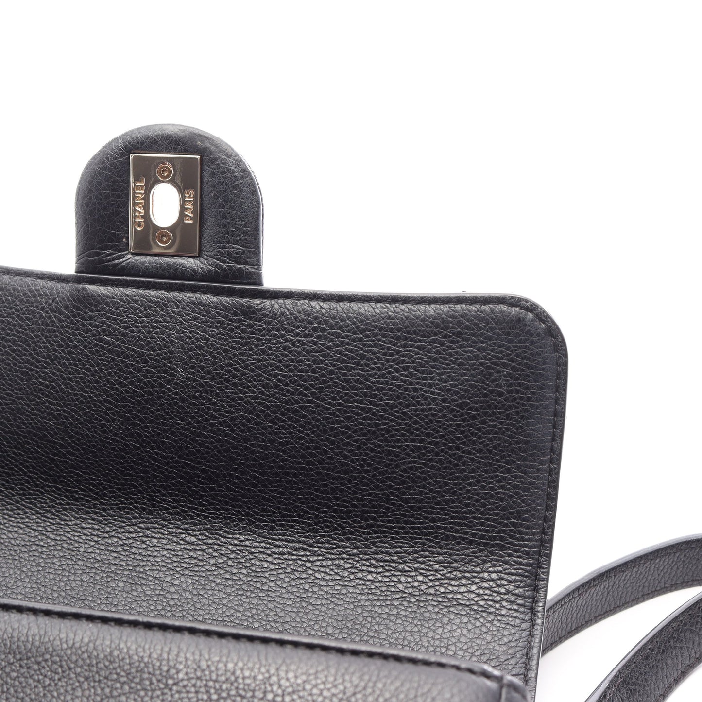マトラッセ ミニ 2WAY チェーンショルダーバッグ キャビアスキン ブラック ゴールド金具 シャネル バッグ CHANEL