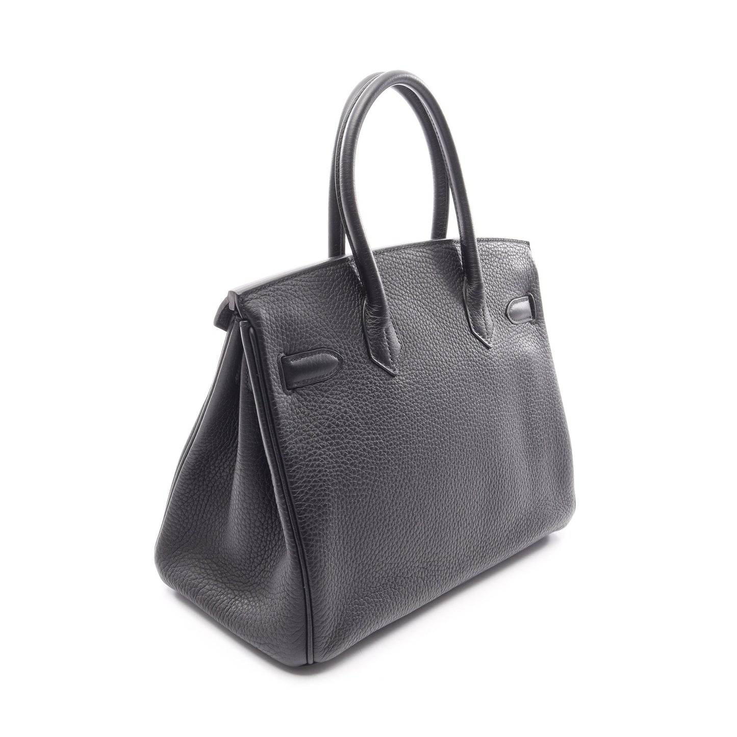 バーキン30 ハンドバッグ トゴ ブラック シルバー金具 □O刻印 エルメス