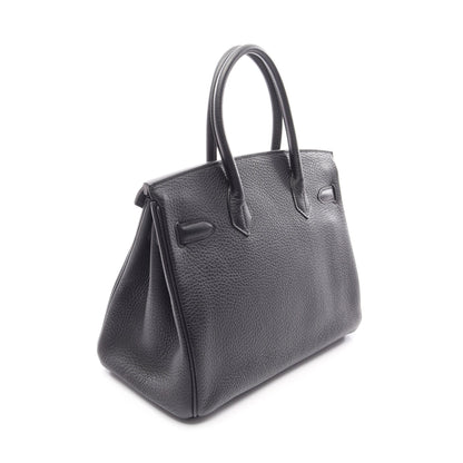 バーキン30 ハンドバッグ トゴ ブラック シルバー金具 □O刻印 エルメス