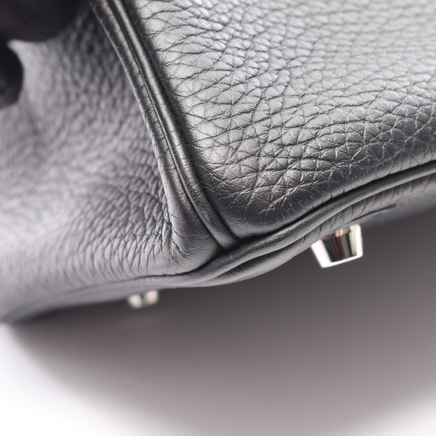 バーキン30 ハンドバッグ トゴ ブラック シルバー金具 □O刻印 エルメス