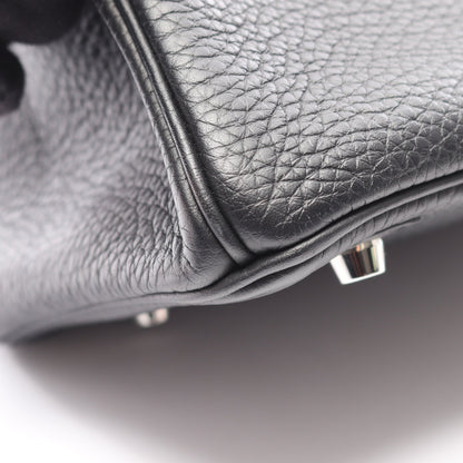 バーキン30 ハンドバッグ トゴ ブラック シルバー金具 □O刻印 エルメス