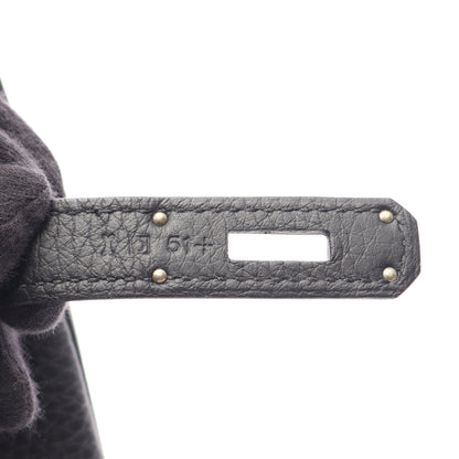 バーキン30 ハンドバッグ トゴ ブラック シルバー金具 □O刻印 エルメス