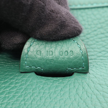 エヴリン 3 トロワ PM ショルダーバッグ トリヨンクレマンス グリーン シルバー金具 G刻印 エルメス