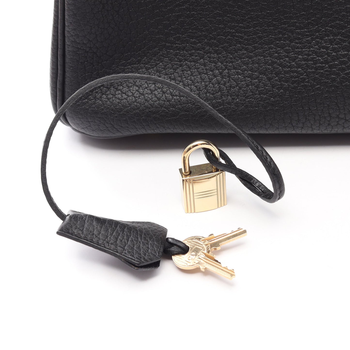 バーキン35 ハンドバッグ アルデンヌ ブラック ゴールド金具 ○Z刻印 エルメス