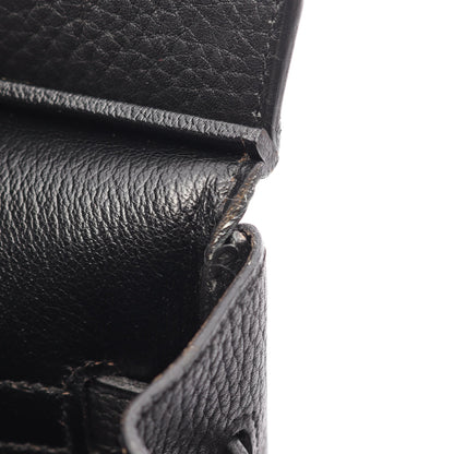 バーキン35 ハンドバッグ アルデンヌ ブラック ゴールド金具 ○Z刻印 エルメス