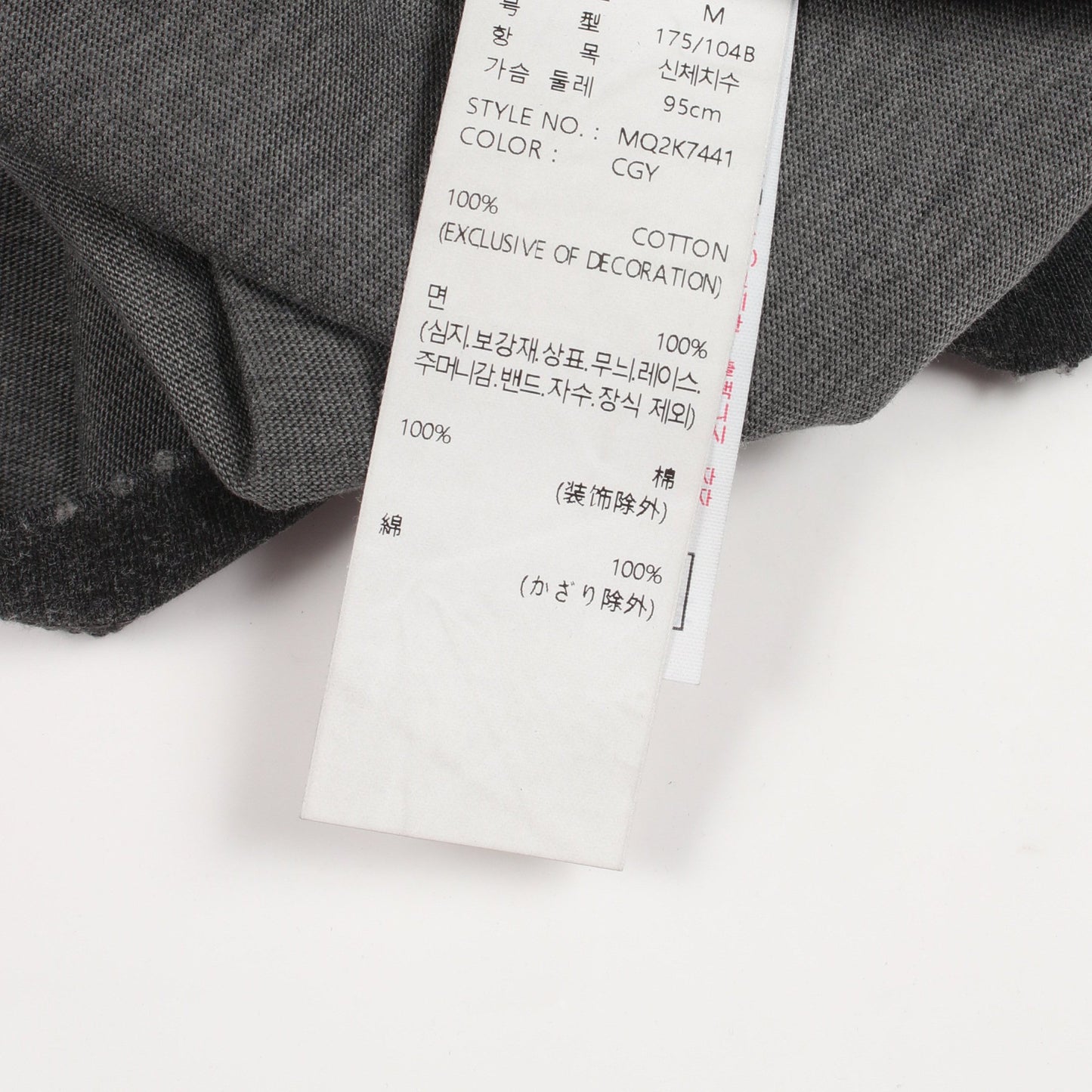 ロゴ ポケット付き ダメージ加工 半袖Tシャツ コットン ダークグレー ゲス
