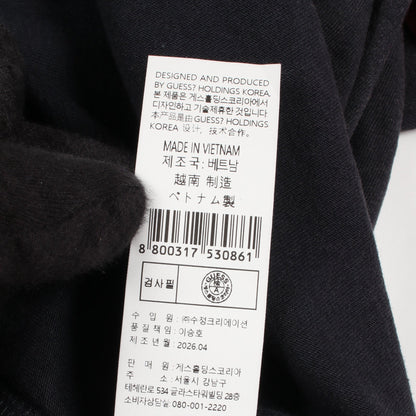 スターグラフィック ロゴ 半袖Tシャツ コットン ブラック レッド ゲス
