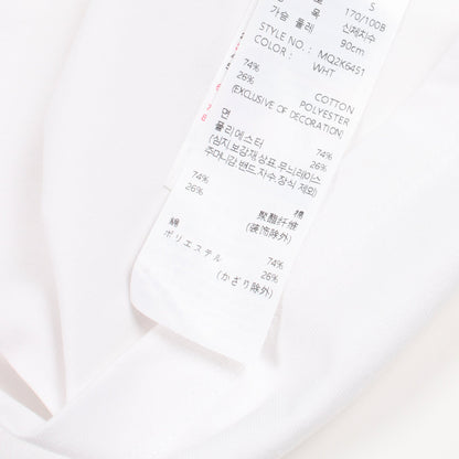 ロゴプリント 半袖Tシャツ コットン ホワイト ゲス