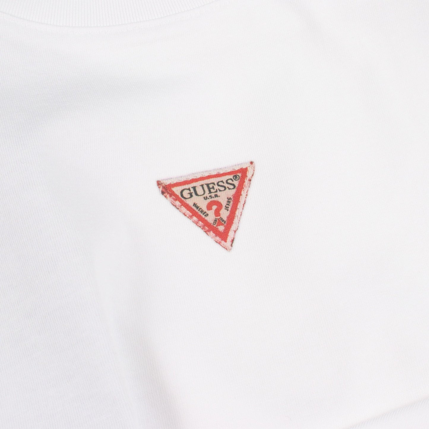 ロゴプリント 半袖Tシャツ コットン ホワイト ゲス