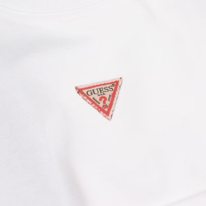 ロゴプリント 半袖Tシャツ コットン ホワイト ゲス