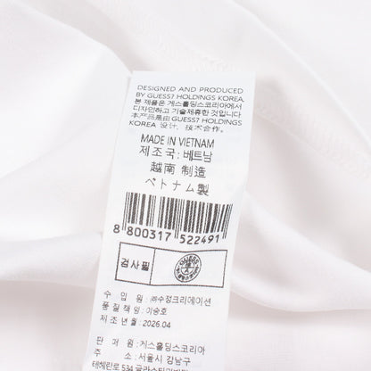 ロゴプリント 半袖Tシャツ コットン ホワイト ゲス