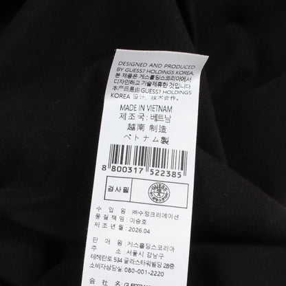 ロゴプリント 半袖Tシャツ コットン ブラック ゲス