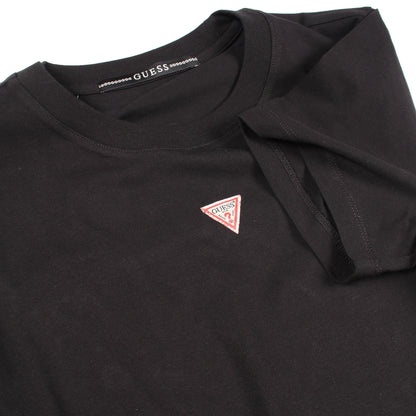 ロゴプリント 半袖Tシャツ コットン ブラック ゲス