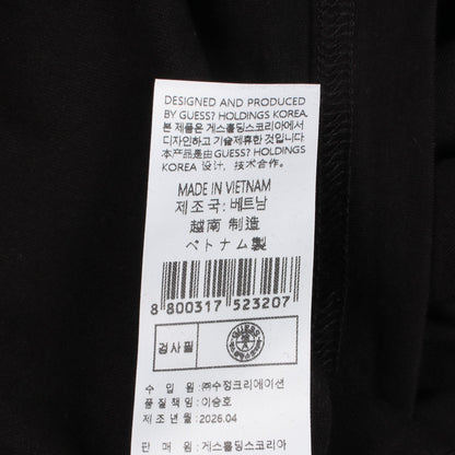 ロゴプリント 半袖Tシャツ コットン ブラック ゲス