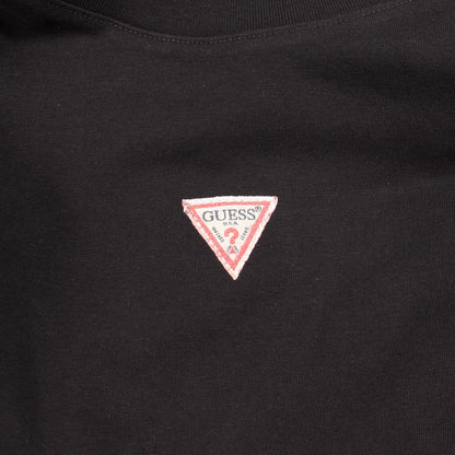 ロゴプリント 半袖Tシャツ コットン ブラック ゲス