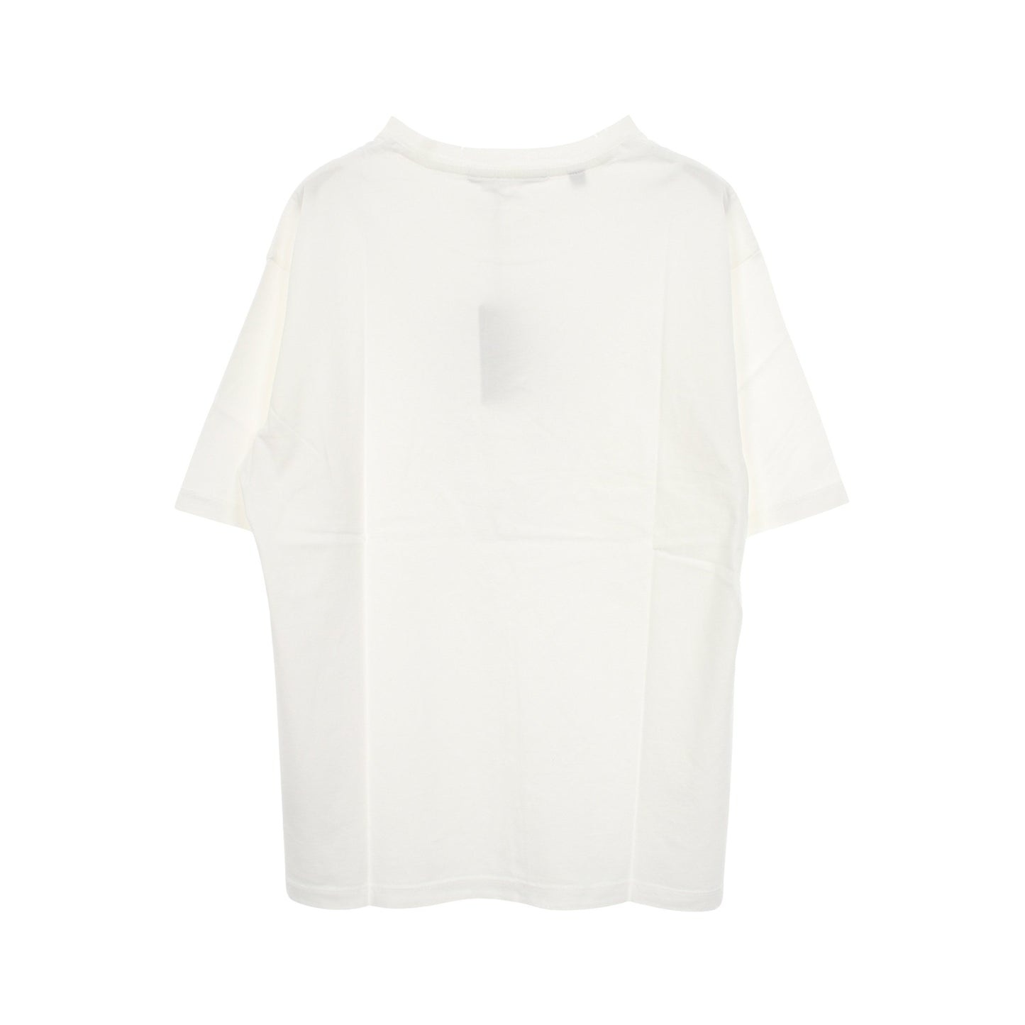 キーチェーン ダメージ加工 半袖Tシャツ コットン ホワイト ゲス