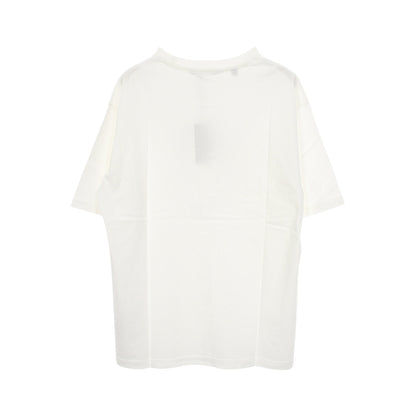 キーチェーン ダメージ加工 半袖Tシャツ コットン ホワイト ゲス