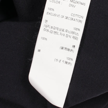 スターグラフィック ロゴ 半袖Tシャツ コットン ブラック レッド ゲス