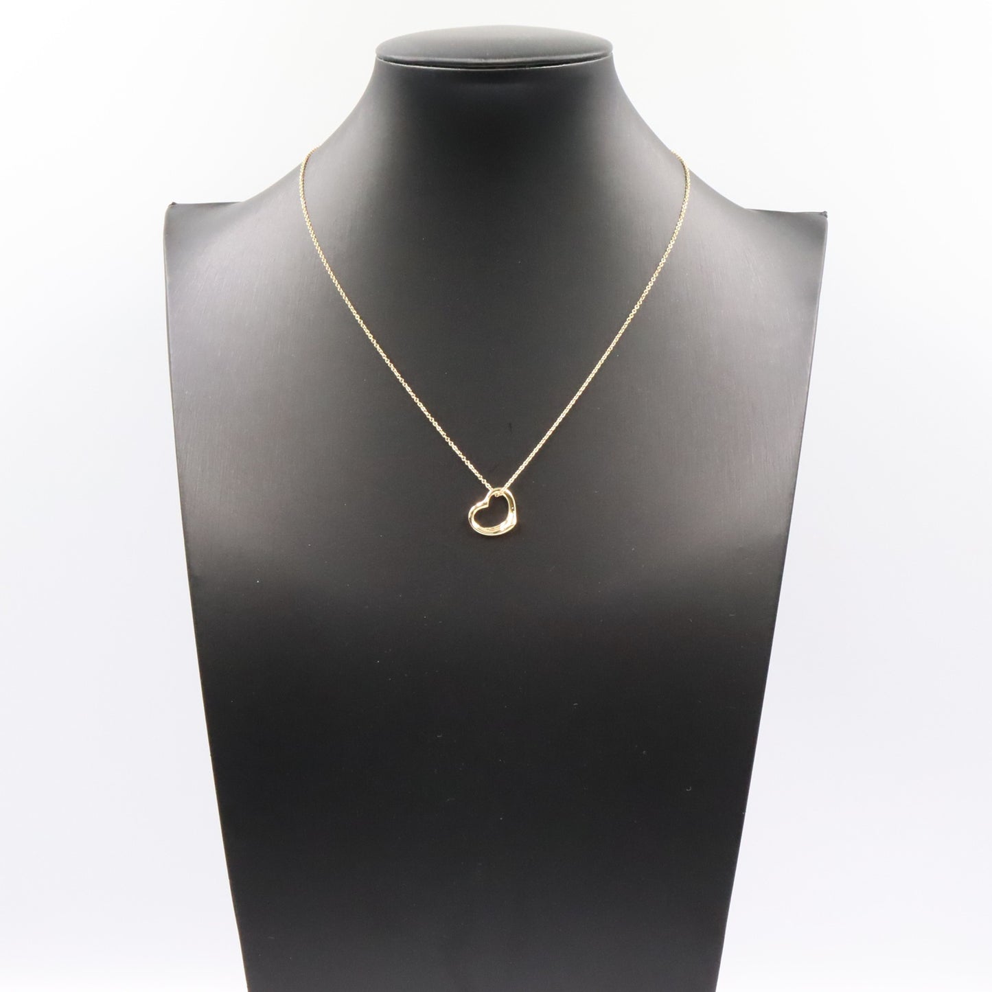 オープンハート ネックレス SM ネックレス K18YG イエローゴールド ティファニー アクセサリー TIFFANY & Co.