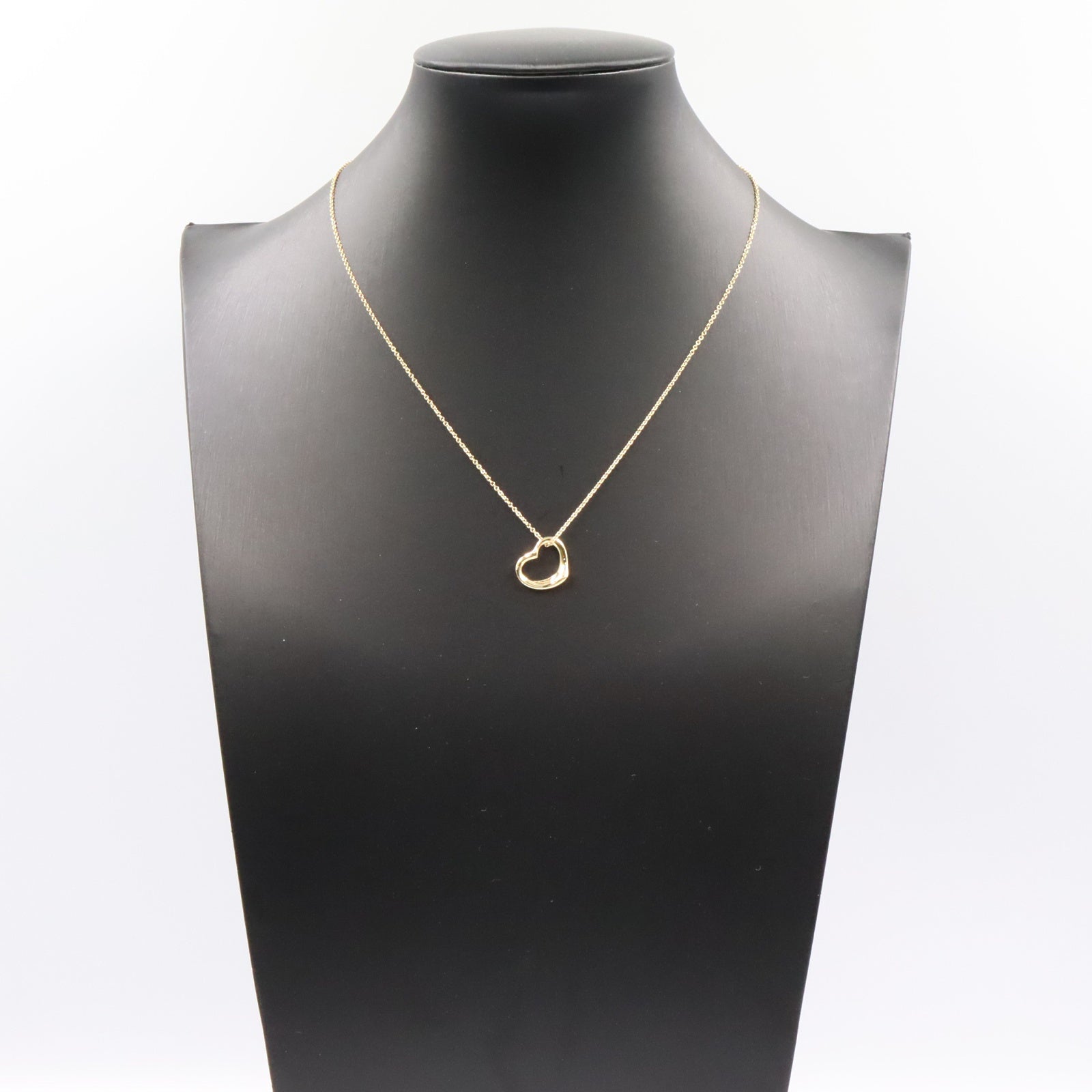 オープンハート ネックレス SM ネックレス K18YG イエローゴールド ティファニー アクセサリー TIFFANY & Co.