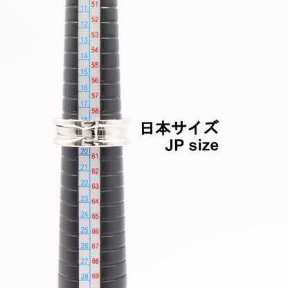 B-zero1 ビーゼロワン リング 3バンド リング 指輪 K18WG ホワイトゴールド ブルガリ アクセサリー BVLGARI