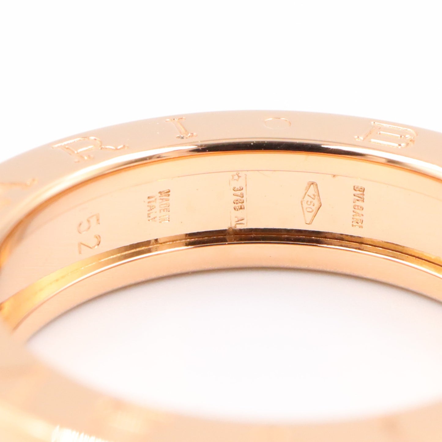B-zero1 ビーゼロワン リング 1バンド リング 指輪 K18PG ピンクゴールド ブルガリ アクセサリー BVLGARI
