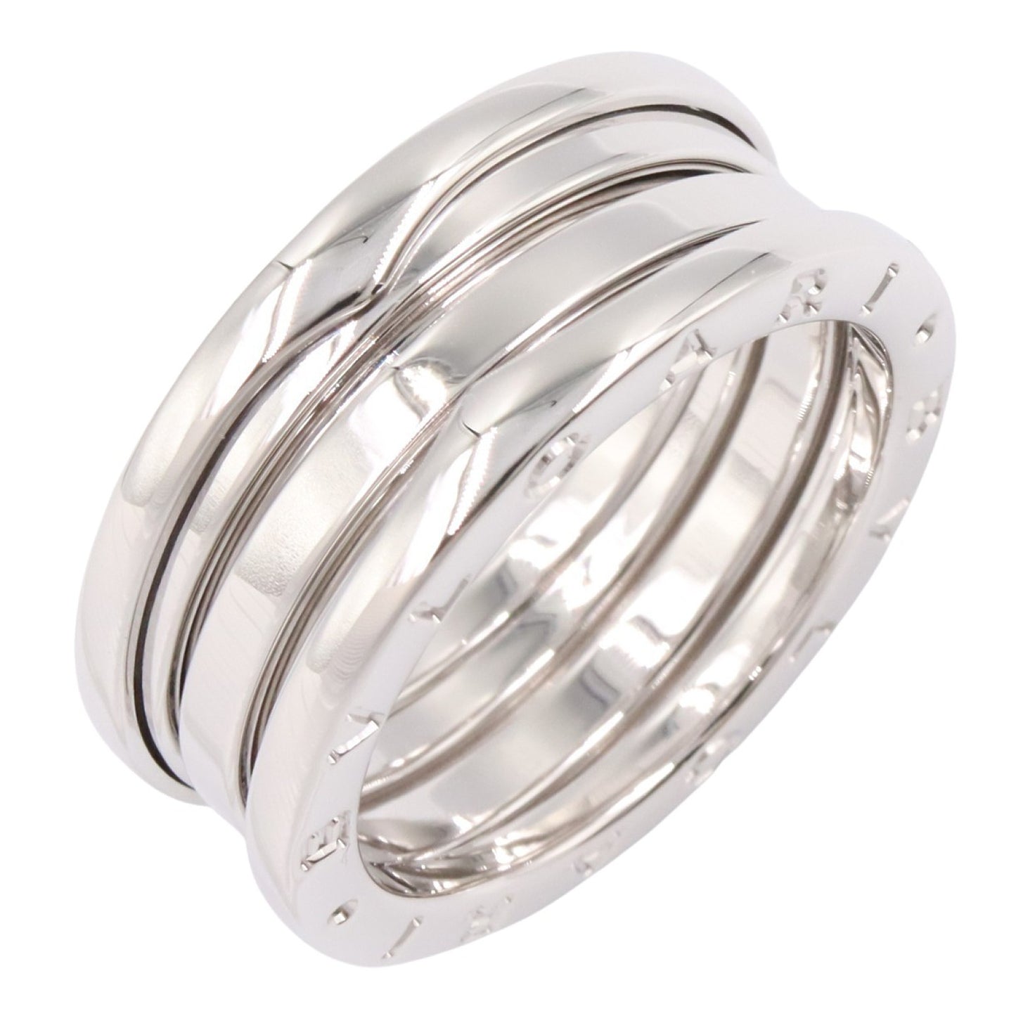 B-zero1 ビーゼロワン リング 3バンド リング 指輪 K18WG ホワイトゴールド ブルガリ アクセサリー BVLGARI