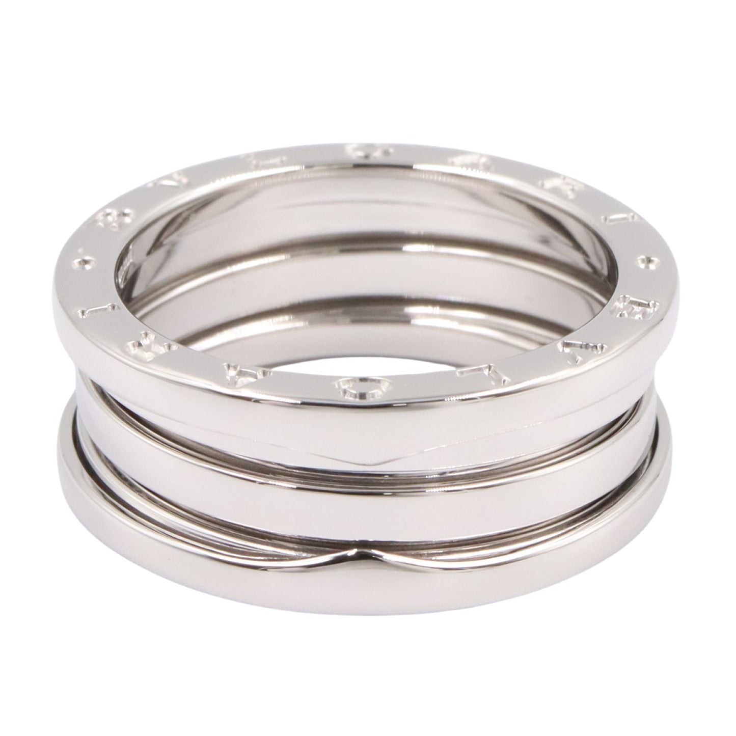 B-zero1 ビーゼロワン リング 3バンド リング 指輪 K18WG ホワイトゴールド ブルガリ アクセサリー BVLGARI