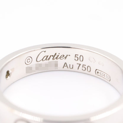 ミニラブリング 1PD リング 指輪 K18WG ダイヤモンド ホワイトゴールド クリア カルティエ アクセサリー Cartier