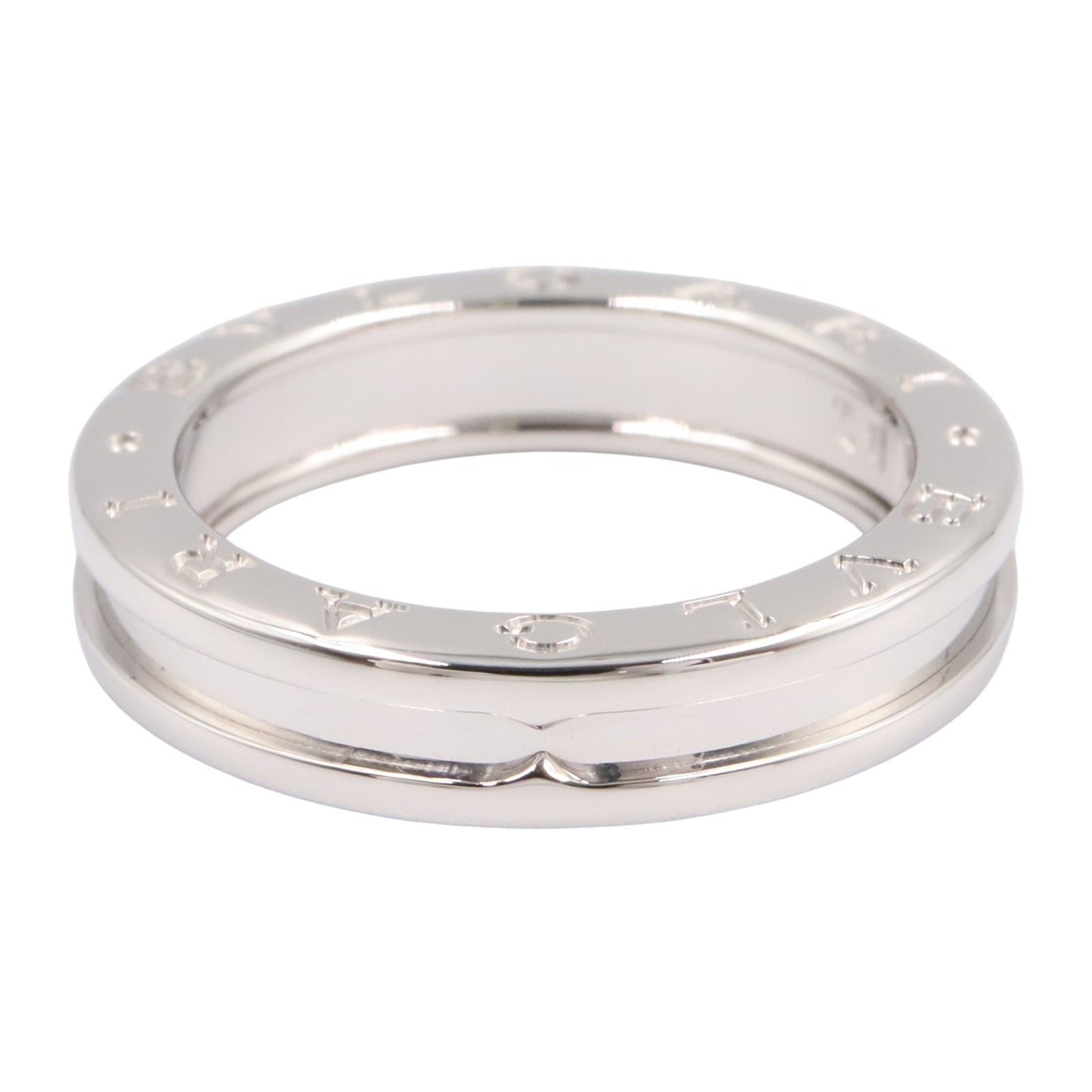 B-zero1 ビーゼロワン リング 1バンド リング 指輪 K18WG ホワイトゴールド ブルガリ アクセサリー BVLGARI