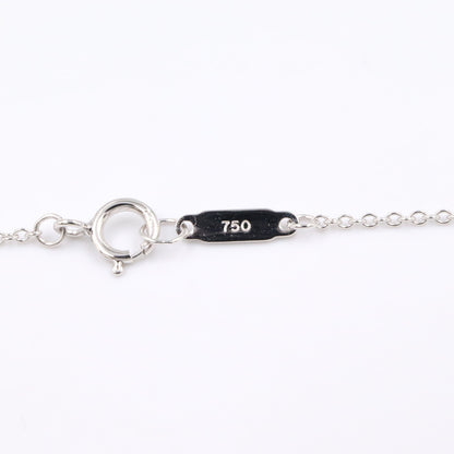 ダブルハート ネックレス ダイヤ ネックレス K18WG ダイヤモンド ホワイトゴールド クリア ティファニー アクセサリー TIFFANY & Co.
