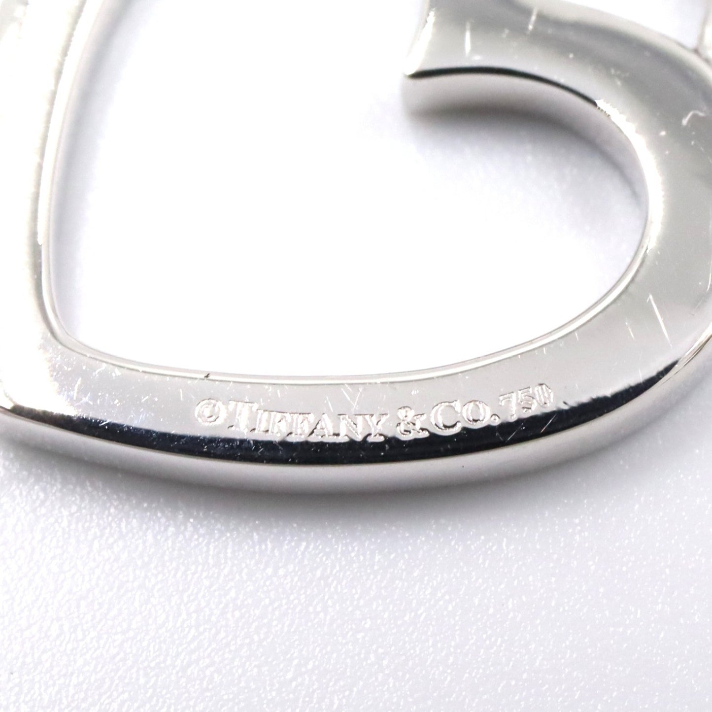 ダブルハート ネックレス ダイヤ ネックレス K18WG ダイヤモンド ホワイトゴールド クリア ティファニー アクセサリー TIFFANY & Co.