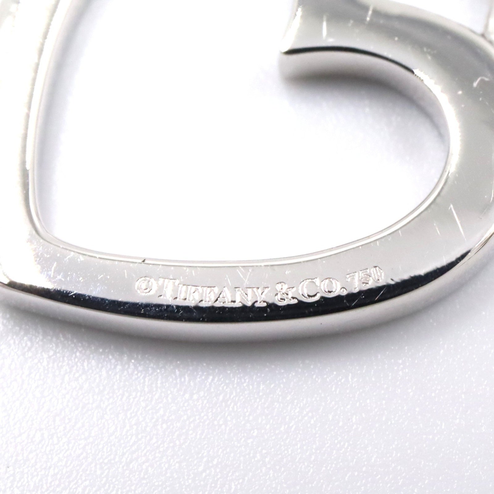 ダブルハート ネックレス ダイヤ ネックレス K18WG ダイヤモンド ホワイトゴールド クリア ティファニー アクセサリー TIFFANY & Co.