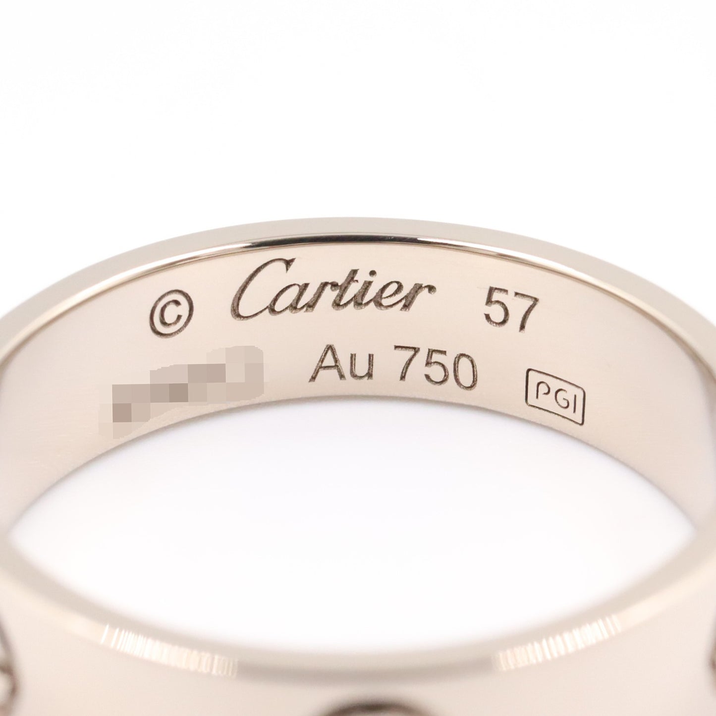 ラブリング リング 指輪 K18WG ホワイトゴールド カルティエ アクセサリー Cartier