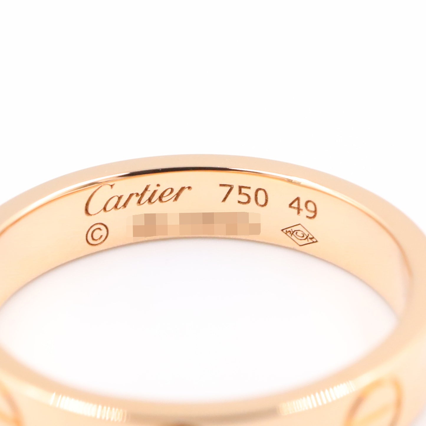 ミニラブリング リング 指輪 K18PG ピンクゴールド カルティエ アクセサリー Cartier