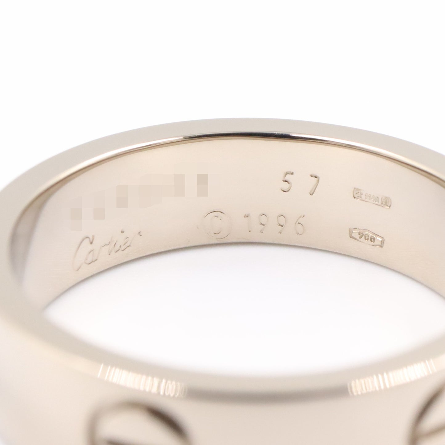 ラブリング リング 指輪 K18WG ホワイトゴールド カルティエ アクセサリー Cartier