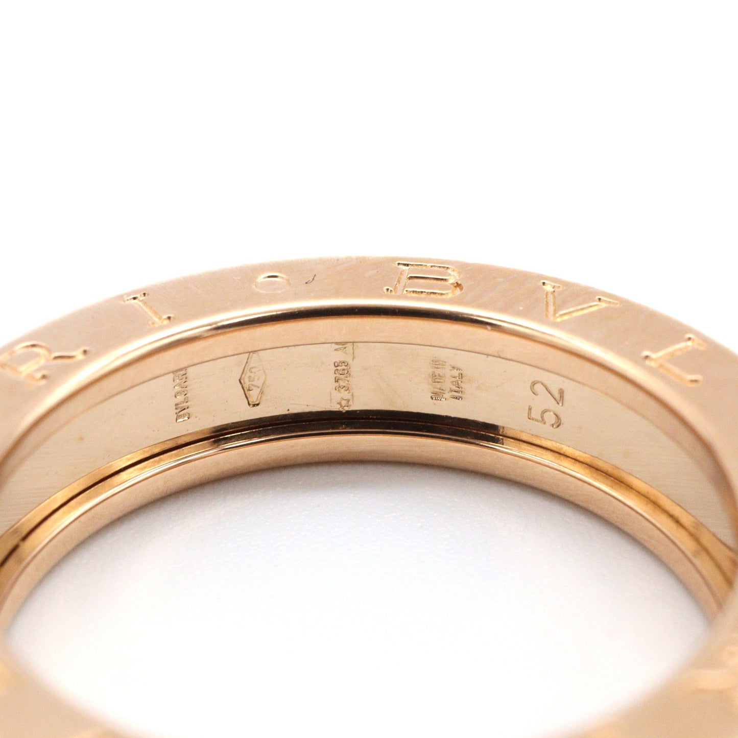 B-zero1 ビーゼロワン リング 1バンド リング 指輪 K18PG ピンクゴールド ブルガリ アクセサリー BVLGARI
