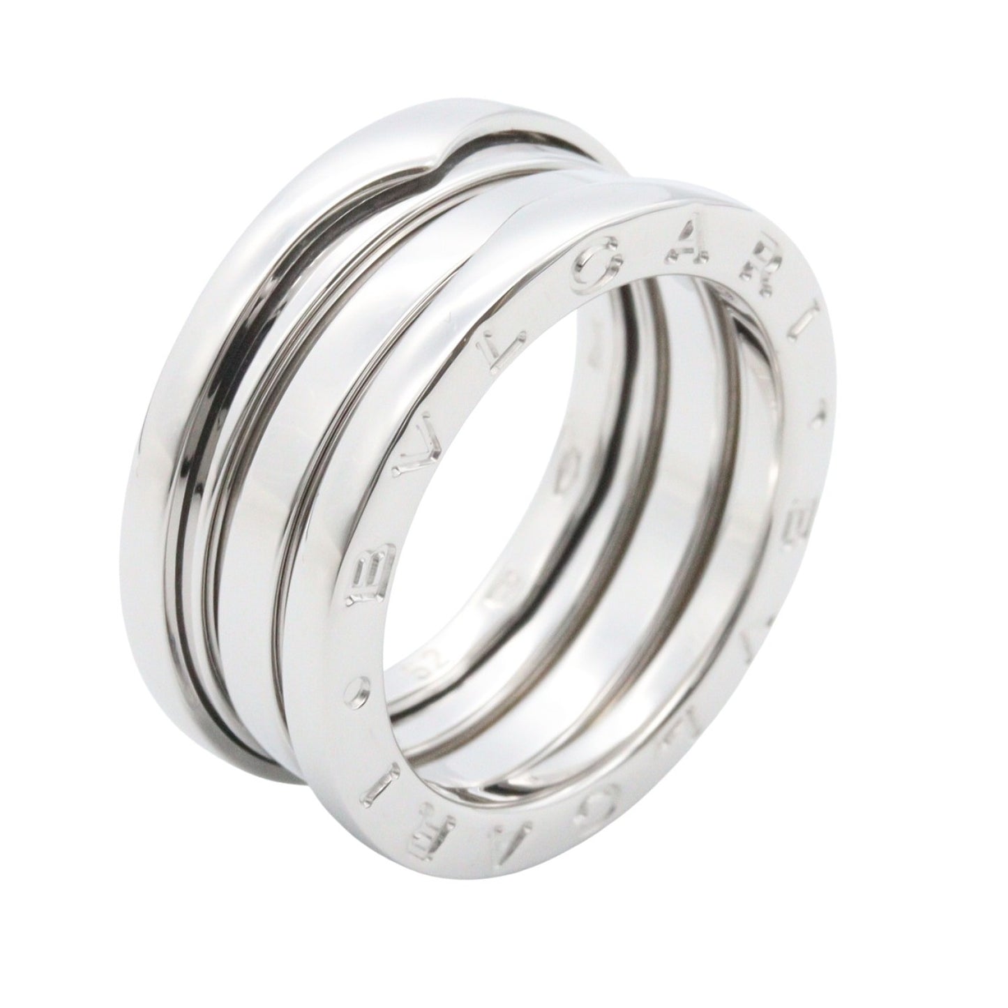 B-zero1 ビーゼロワン リング 3バンド リング 指輪 K18WG ホワイトゴールド ブルガリ アクセサリー BVLGARI