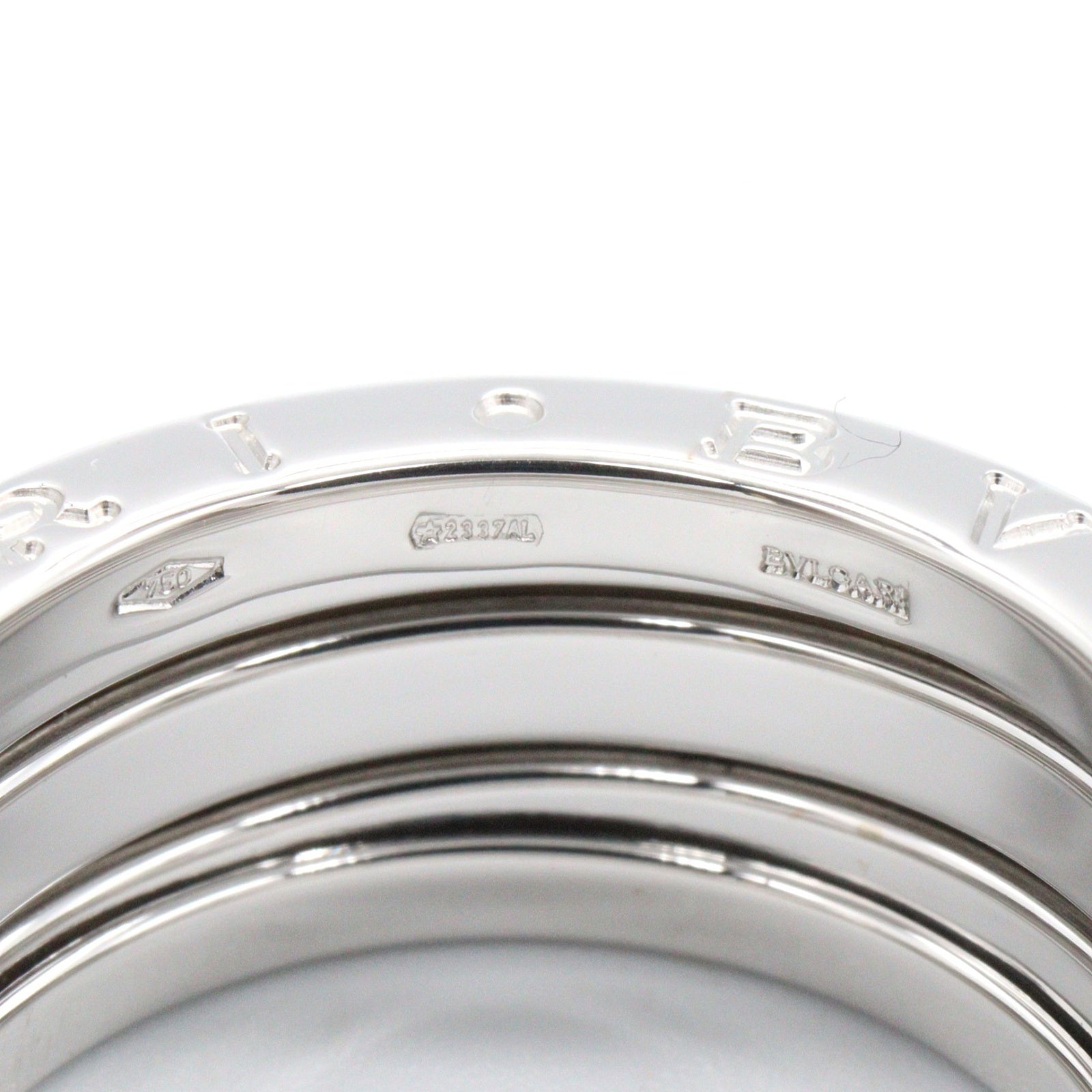 B-zero1 ビーゼロワン リング 3バンド リング 指輪 K18WG ホワイトゴールド ブルガリ アクセサリー BVLGARI