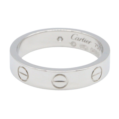 ミニラブリング 1PD リング 指輪 K18WG ダイヤモンド ホワイトゴールド クリア カルティエ アクセサリー Cartier