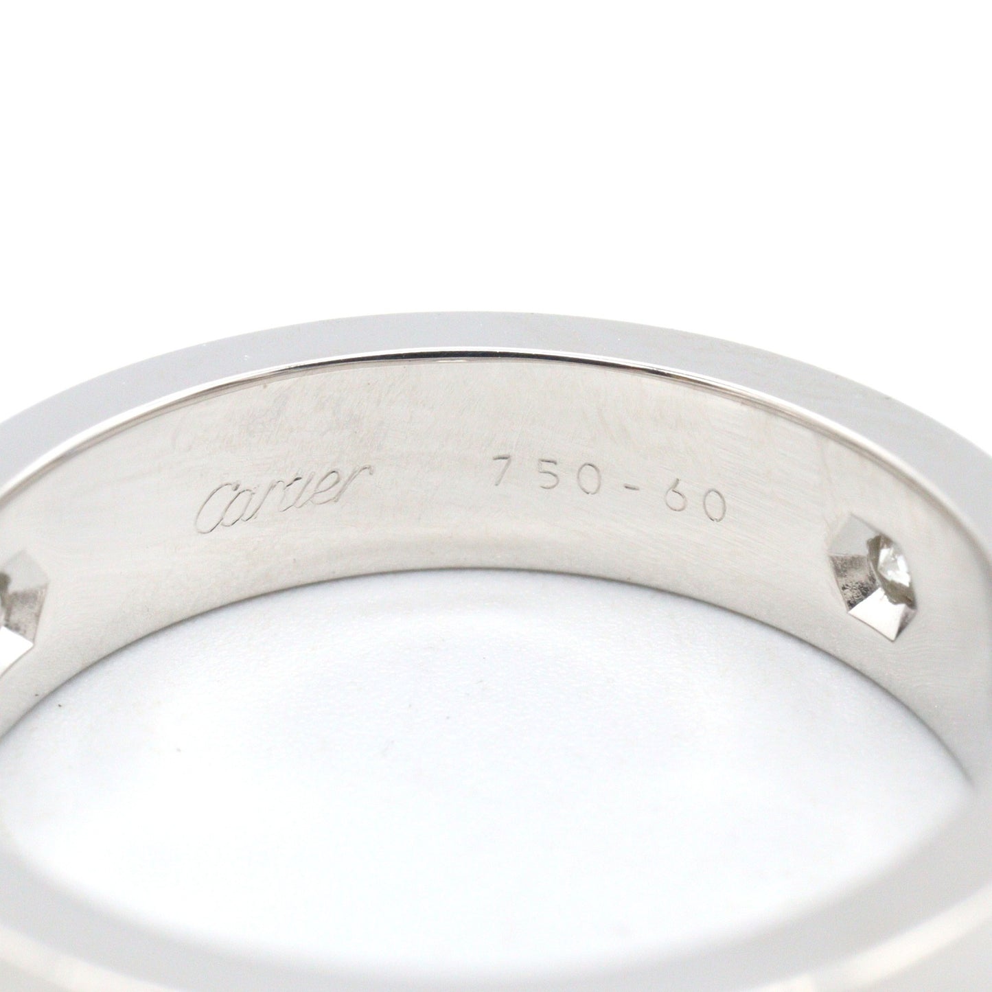 ラブリング 3PD リング 指輪 K18WG ダイヤモンド ホワイトゴールド クリア カルティエ アクセサリー Cartier