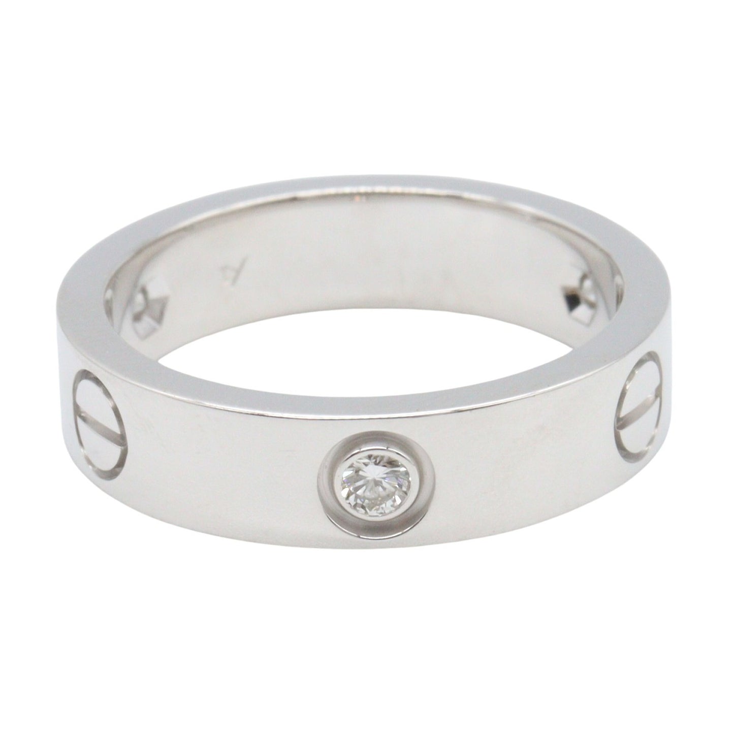 ラブリング 3PD リング 指輪 K18WG ダイヤモンド ホワイトゴールド クリア カルティエ アクセサリー Cartier