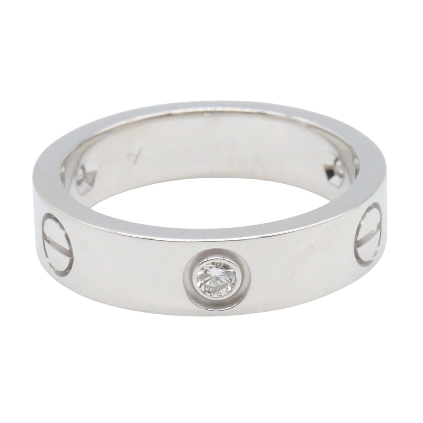 ラブリング 3PD リング 指輪 K18WG ダイヤモンド ホワイトゴールド クリア カルティエ アクセサリー Cartier