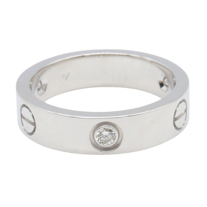 ラブリング 3PD リング 指輪 K18WG ダイヤモンド ホワイトゴールド クリア カルティエ アクセサリー Cartier