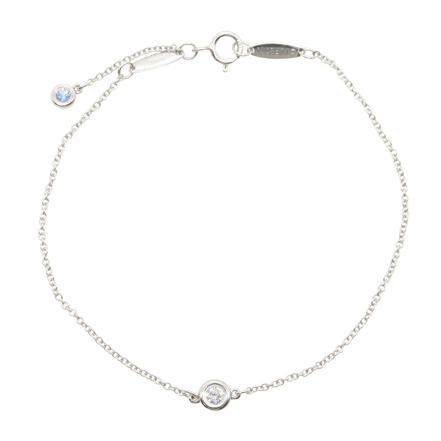 バイザヤードブレス 日本限定 ブレスレット PT950 ダイヤモンド プラチナ クリア ティファニー アクセサリー TIFFANY & Co.