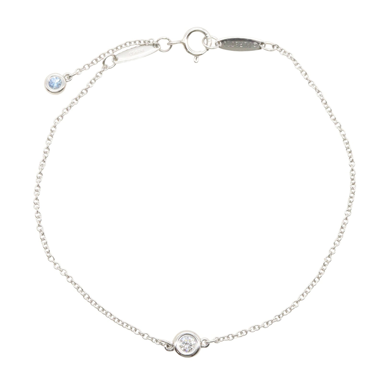 バイザヤードブレス 日本限定 ブレスレット PT950 ダイヤモンド プラチナ クリア ティファニー アクセサリー TIFFANY & Co.